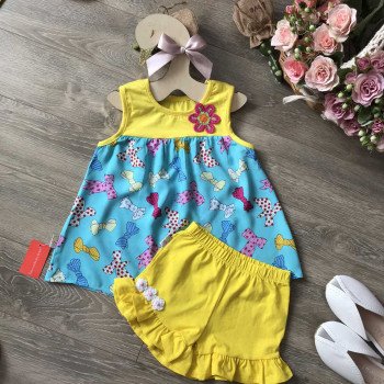 áo 3 lỗ hoa lanh bé gái- A56135-6